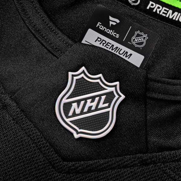 Dallas Stars Alternate Premium Jersey - Black/Kelly Green/White - Image 6