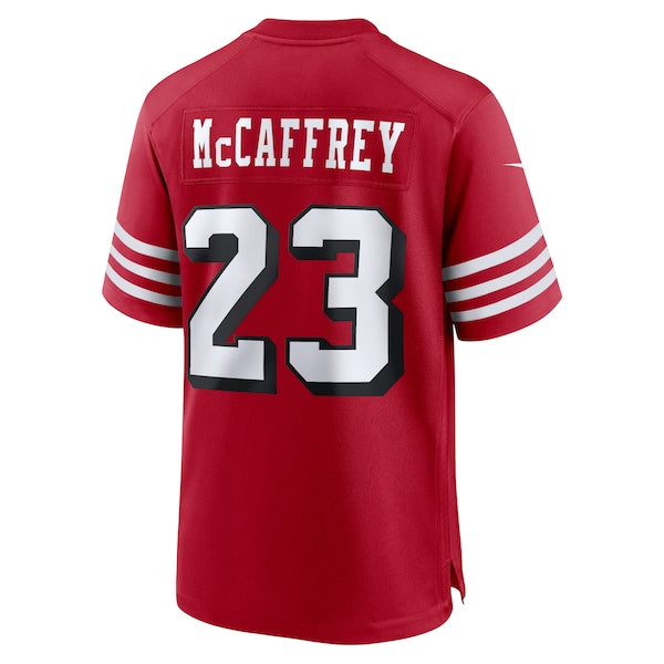 Christian McCaffrey San Francisco 49ers Nike Alternate Game Player Jersey - Scarlet - Image 3