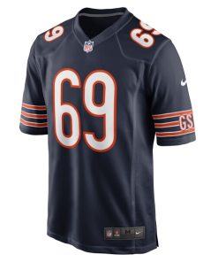 Alternative view of Ja'Tyre Carter Chicago Bears Nike Game Player Jersey - Navy