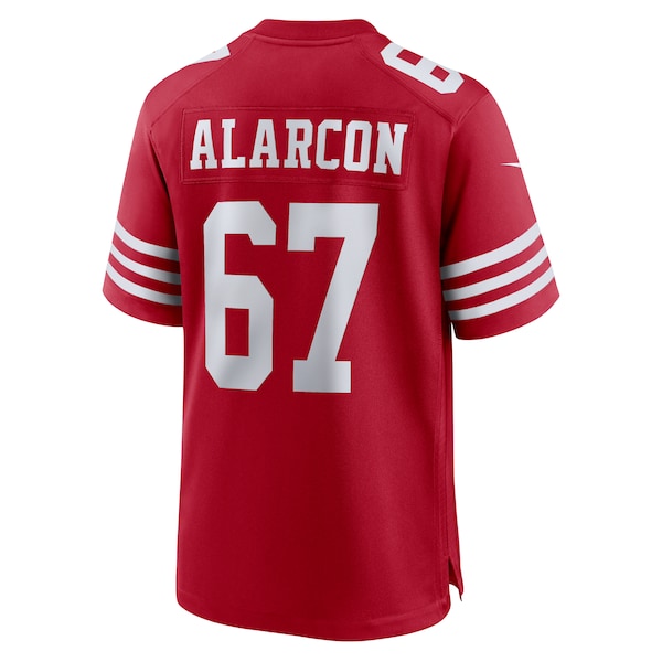 Isaac Alarcon San Francisco 49ers Nike Team Game Jersey - Scarlet - Image 3