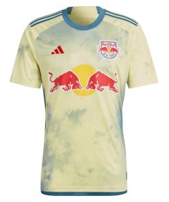 Alternative view of Luquinhas New York Red Bulls adidas 2024 Daniel Patrick Kit Replica Jersey - Yellow