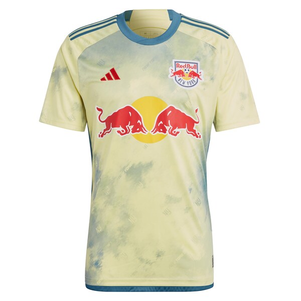 New York Red Bulls adidas 2024 Daniel Patrick Kit Replica Custom Jersey - Yellow - Image 2