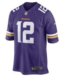 Alternative view of Nick Mullens Minnesota Vikings Nike Game Player Jersey - Purple