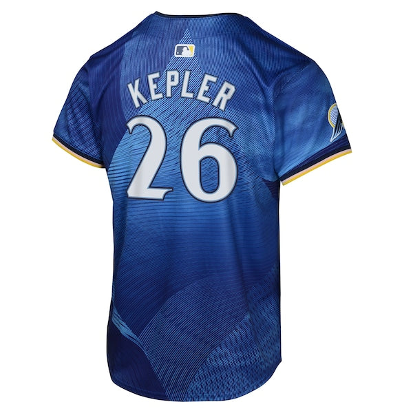 Max Kepler Minnesota Twins Nike Youth 2024 City Connect Limited Jersey - Royal - Image 3