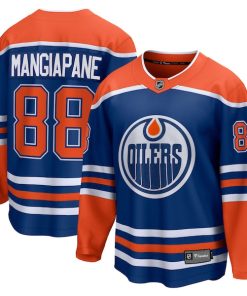 Andrew Mangiapane Edmonton Oilers  Home Breakaway Jersey - Royal