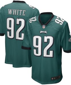 Reggie White Philadelphia Eagles Nike Game Retired Player Jersey - Midnight Green