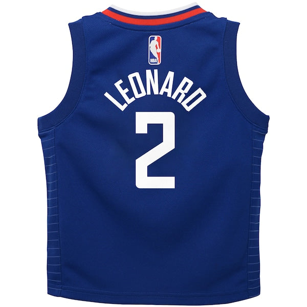 Kawhi Leonard LA Clippers Nike Toddler 2020/21 Replica Jersey - Icon Edition - Royal - Image 3
