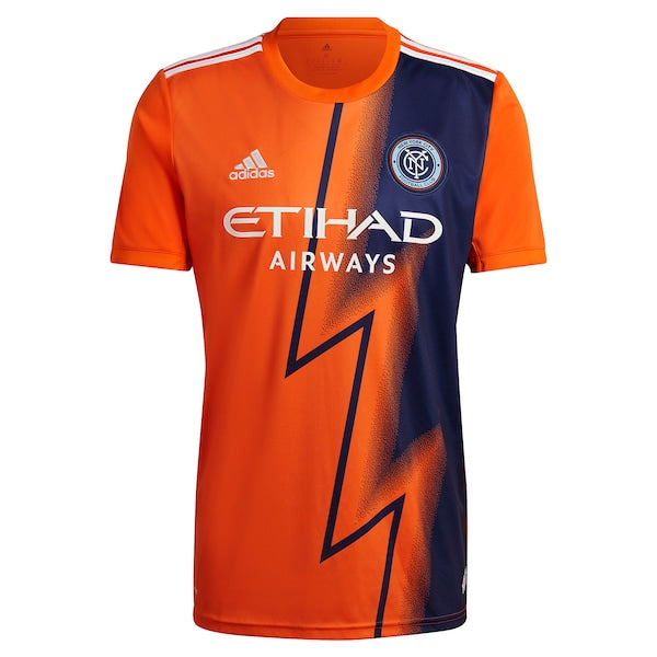 Thiago Martins New York City FC adidas 2023 The Volt Kit Replica Player Jersey - Orange - Image 2