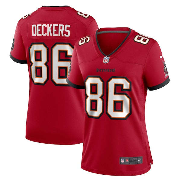 Evan Deckers Tampa Bay Buccaneers Nike Women's Game Jersey - Red