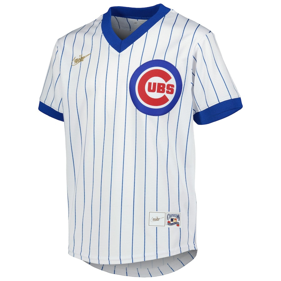 Chicago Cubs Nike Youth Home Cooperstown Collection Replica Team Jersey - White - Image 2