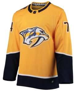 Alternative view of Juuse Saros Nashville Predators adidas Home Authentic Player Jersey - Gold