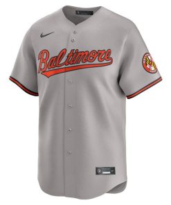 Alternative view of Baltimore Orioles Nike Road Limited Jersey - Gray