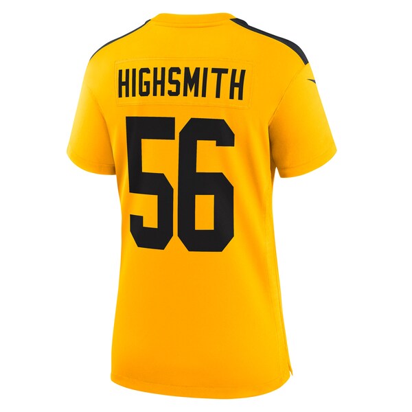 Alex Highsmith Pittsburgh Steelers Nike Women's Alternate Game Jersey - Gold/Black - Image 4