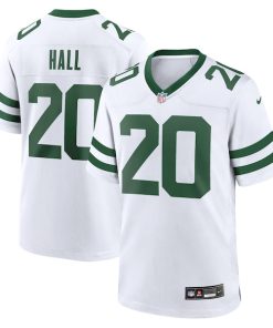 Alternative view of Breece Hall New York Jets Nike Game Jersey - Legacy White