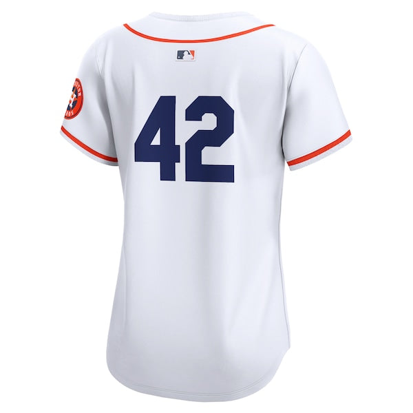 Houston Astros Nike Women's 2024 Jackie Robinson Day Home Limited Jersey?ยจC White - Image 3