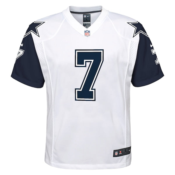 Trevon Diggs Dallas Cowboys Nike Youth Alternate Game Jersey - White - Image 2