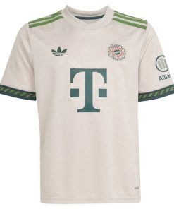 Alternative view of Bayern Munich adidas Youth 2025/26 Fourth Replica Jersey - Tan