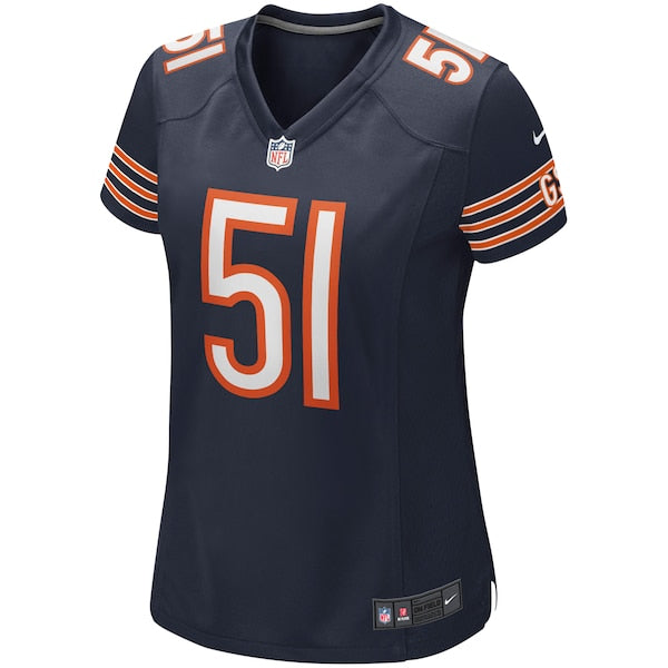 Dick Butkus Chicago Bears Nike Women's Game Retired Player Jersey - Navy - Image 2