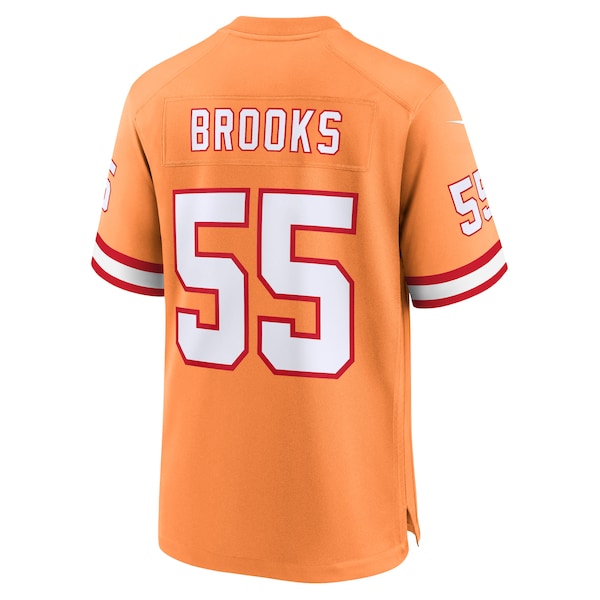 Derrick Brooks Tampa Bay Buccaneers Nike 50th Season Game Jersey - Creamsicle/Red - Image 4