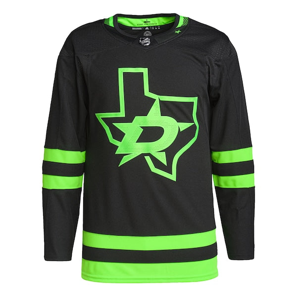 Dallas Stars adidas Men's Alternate Primegreen Authentic Jersey - Black - Image 2