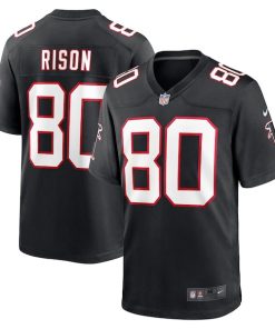 Alternative view of Andre Rison Atlanta Falcons Nike Retired Player Jersey - Black/Red