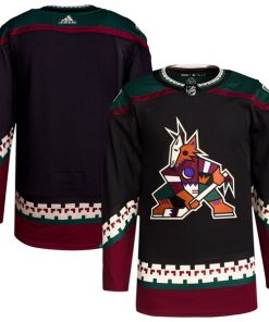 Arizona Coyotes adidas Men's Home Primegreen Authentic Blank Jersey - Black