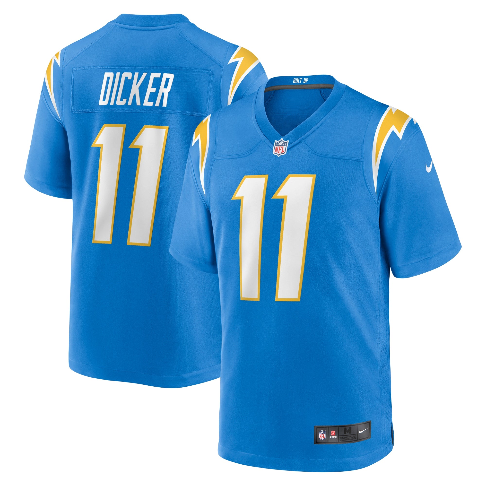 Cameron Dicker Los Angeles Chargers Nike Alternate Game Jersey - Gold/Navy/Powder Blue - Image 8