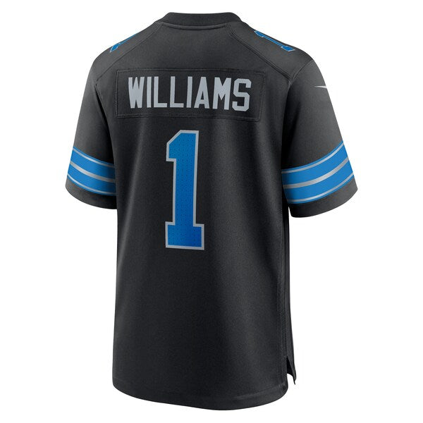 Jameson Williams Detroit Lions Nike 2nd Alternate Game Player Jersey - Black/Blue - Image 4