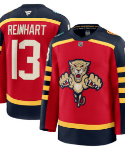 Sam Reinhart Florida Panthers  2026 NHL Winter Classic Premium Jersey - Red