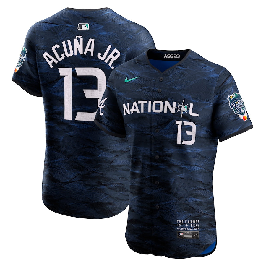 Ronald Acu?a Jr. National League Nike 2023 MLB All-Star Game Vapor Premier Elite Player Jersey - Royal