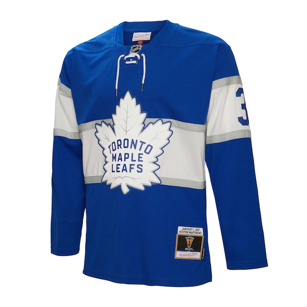 Auston Matthews Toronto Maple Leafs 2017 Winter Classic Blue Line Player Jersey - Blue - Image 2