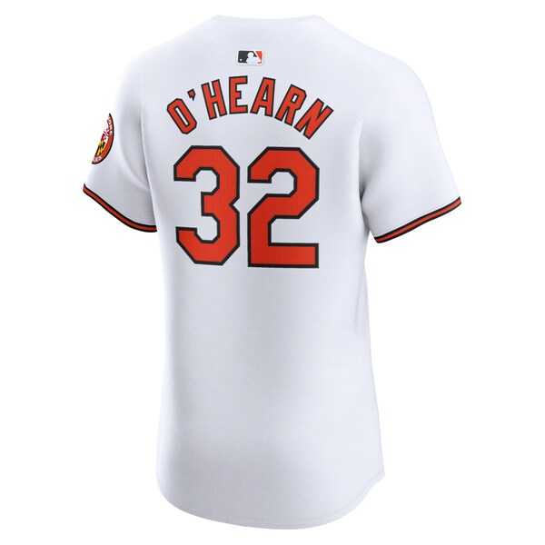 Ryan O'Hearn Baltimore Orioles Nike Home Elite Player Jersey - White - Image 3