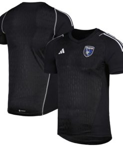 San Jose Earthquakes adidas 2024 Replica Goalkeeper Jersey - Black