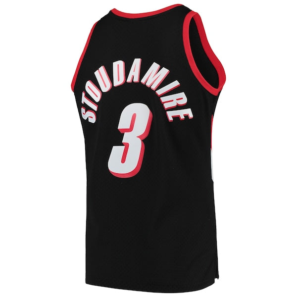 Damon Stoudamire Portland Trail Blazers 1999/00 Hardwood Classics Swingman Jersey - Black - Image 3