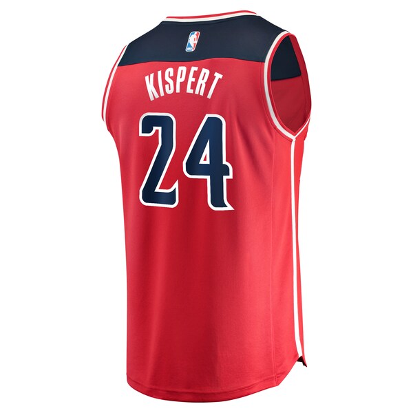 Corey Kispert Washington Wizards Youth Fast Break Replica Player Jersey - Icon Edition - Red - Image 3