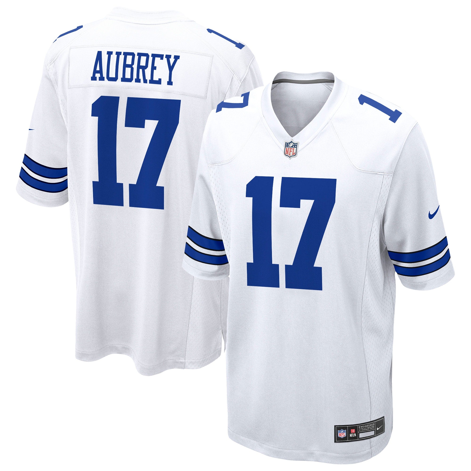 Brandon Aubrey Dallas Cowboys Nike Team Game Jersey - Navy/White - Image 6