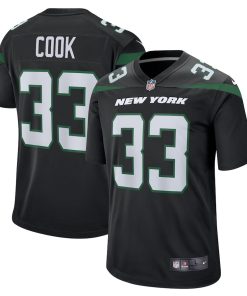 Dalvin Cook New York Jets Nike Alternate Game Player Jersey - Stealth Black