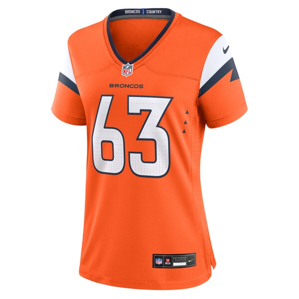 Alex Palczewski Denver Broncos Nike Women's Team Game Jersey - Orange - Image 5