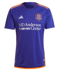 Alternative view of Amine Bassi Houston Dynamo FC adidas 2024 Still Holdin' Replica Player Jersey?¨C Purple