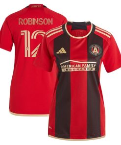 Miles Robinson Atlanta United FC adidas Women's 2024 The 17s' Kit Replica Jersey - Black