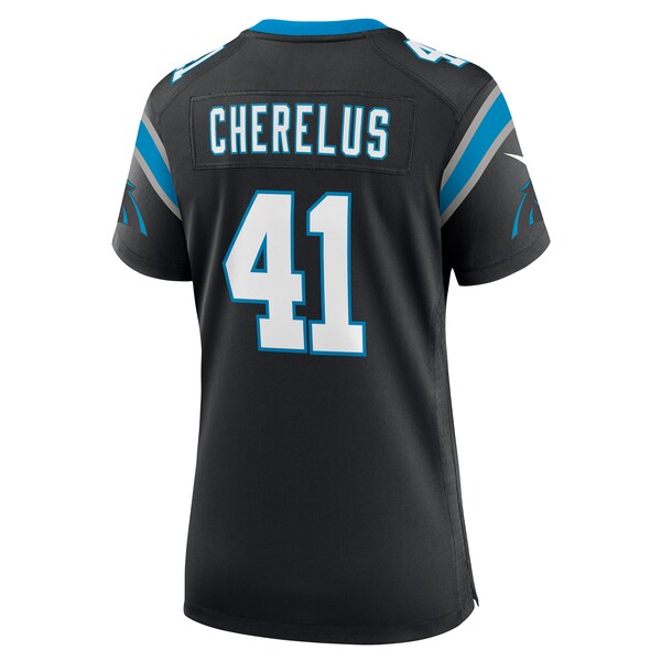 Claudin Cherelus Carolina Panthers Nike Women's Team Game Jersey - Black - Image 3