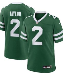 Alternative view of Tyrod Taylor New York Jets Nike Team Game Jersey - Legacy Green