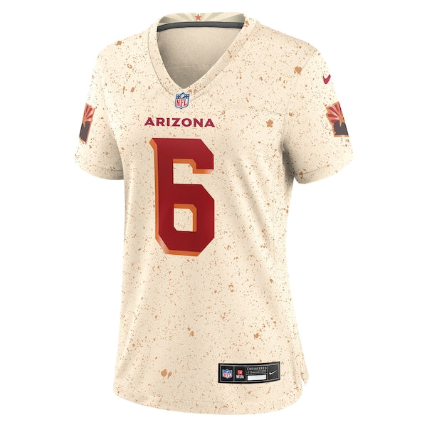 James Conner Arizona Cardinals Nike Women's 2025 Rivalries Collection Game Jersey - Natural - Image 2