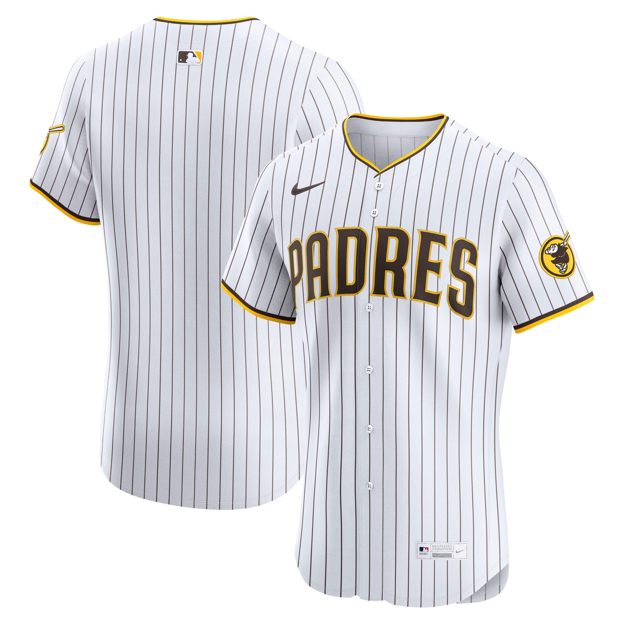San Diego Padres Nike Alternate Elite Jersey - Brown/Camo/White - Image 6