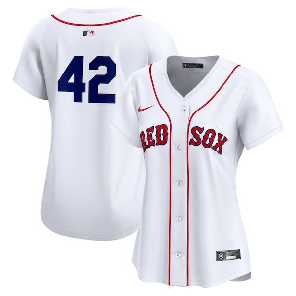 Boston Red Sox Nike Women's 2024 Jackie Robinson Day Home Limited Jersey?ยจC White