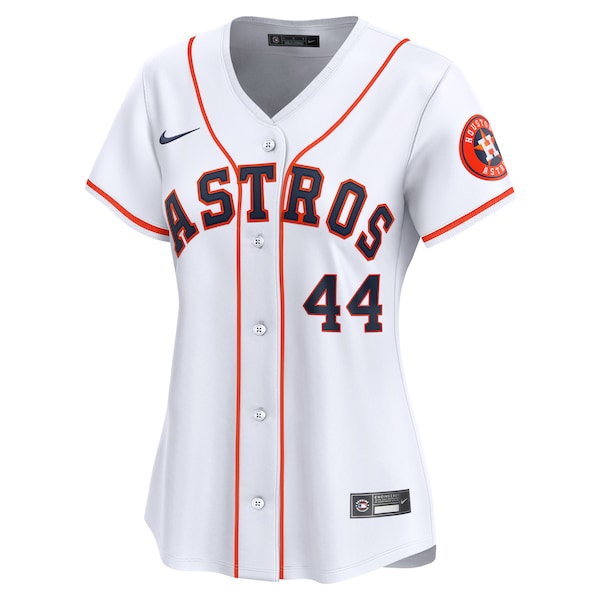 Yordan Alvarez Houston Astros Nike Women's Home Limited Player Jersey - White - Image 2