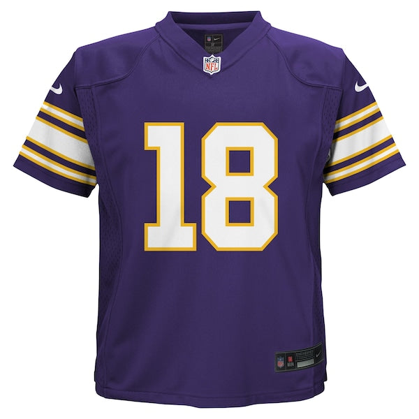 Justin Jefferson Minnesota Vikings Nike Toddler Alternate Game Jersey - Purple - Image 2