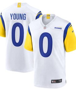 Byron Young Los Angeles Rams Nike Team Game Jersey -  White/Royal