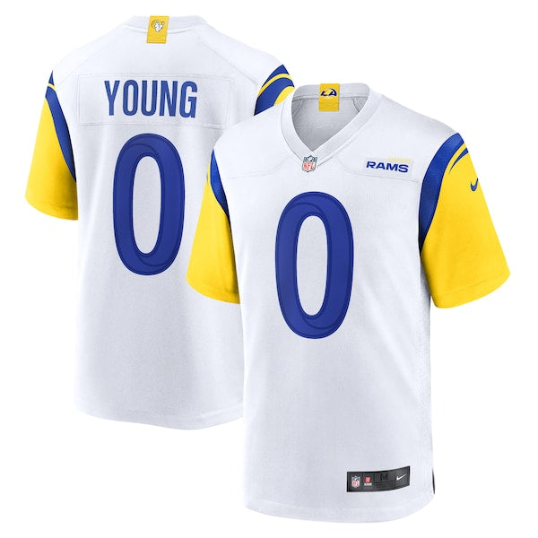 Byron Young Los Angeles Rams Nike Team Game Jersey - White/Royal
