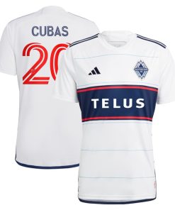 Andr¨¦s Cubas Vancouver Whitecaps FC adidas 2024 Bloodlines Replica Player Jersey - White